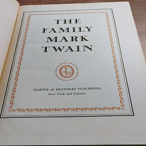 TWAIN, MARK . The Family