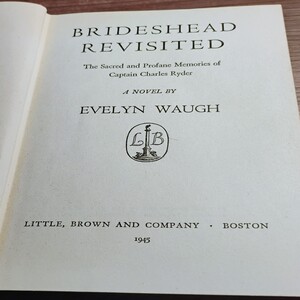 WAUGH, Evelyn. Brideshead Revisited